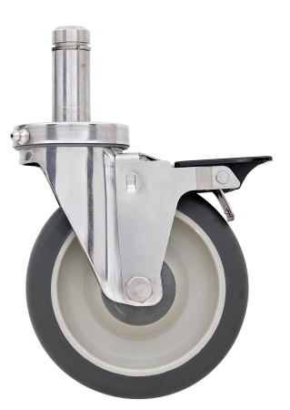 Metromax Stainless Steel Cart Washable Stem Casters